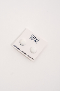 White Matte Magnet Pins