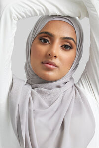 Steel Plain Hijab