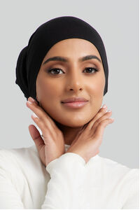 Black Open Cap
