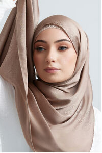Cedar Crinkled Hijab