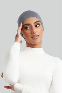 Charcoal Bamboo Jersey Closed Cap