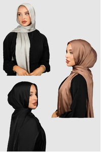 Luxurious Silk Hijab Bundle
