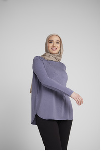 Denim Blue Lightweight Top