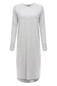 Grey Long Cotton Top