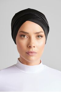 Black Plain Turban
