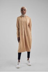 Camel Long Hoodie