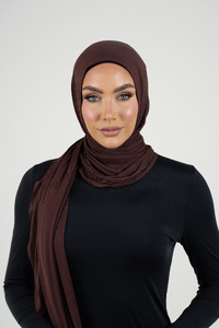Chocolate Instant Jersey Hijab