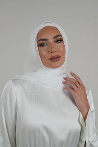 White Premium Chiffon Hijab