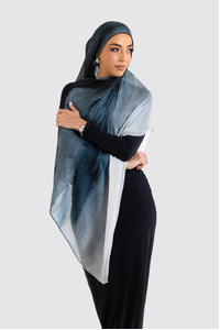 Cerulean Printed Modal Hijab
