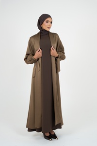 Sepia Cape Gown