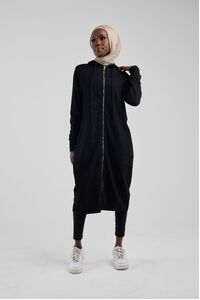 Black Long Hoodie