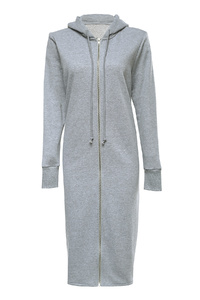 Grey Long Hoodie