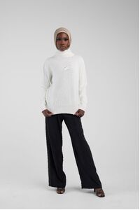 White Turtle Neck