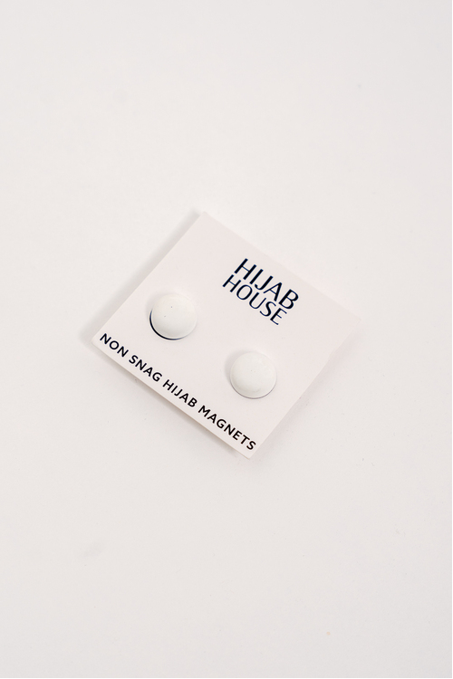 White Matte Magnet Pins