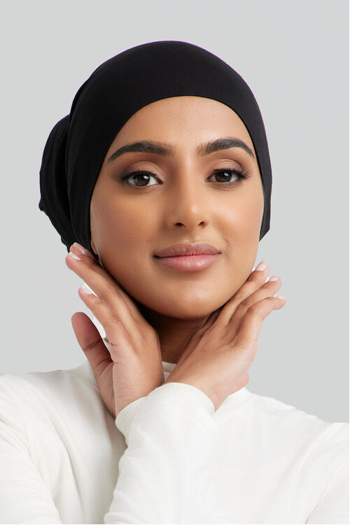 Black Open Cap