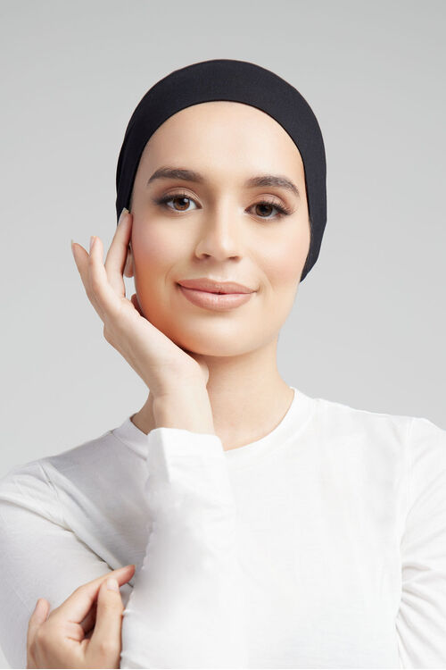 Black Bamboo Jersey Cap