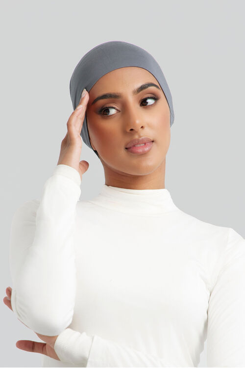 Charcoal Bamboo Jersey Closed Cap