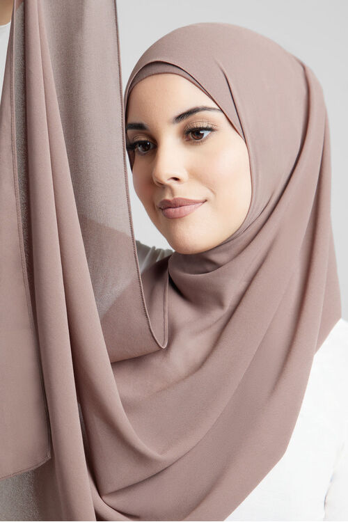 Mocha Instant Hijab