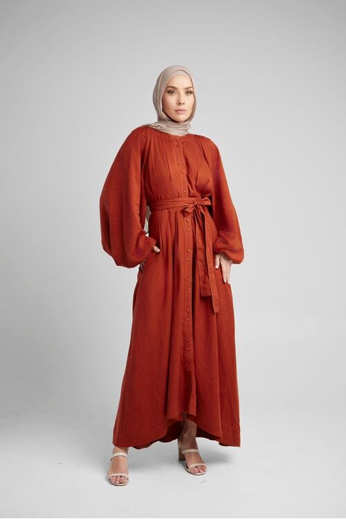 Spice Maxi Shirt Dress [size: 12]