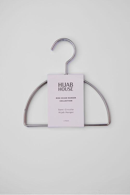 Silver Semi Circular hijab hanger