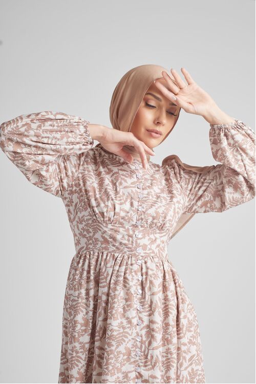Botanic Button Dress [size: 6]