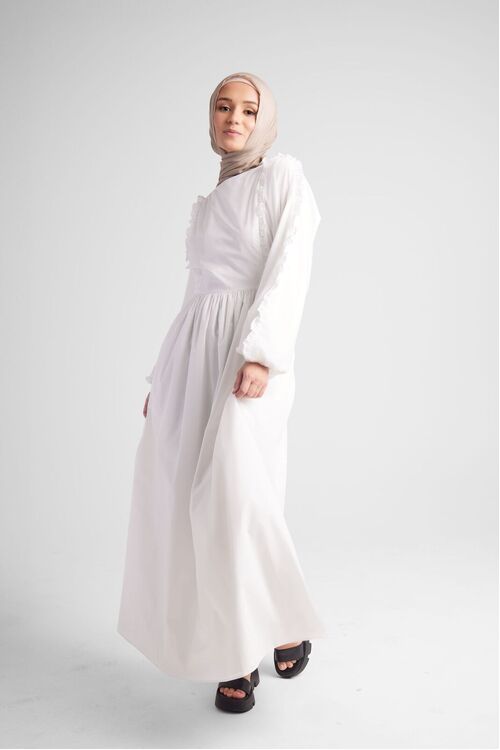 Snow Structured Shoulder Dress [size: 6]