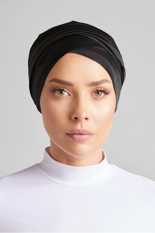 Black Plain Turban