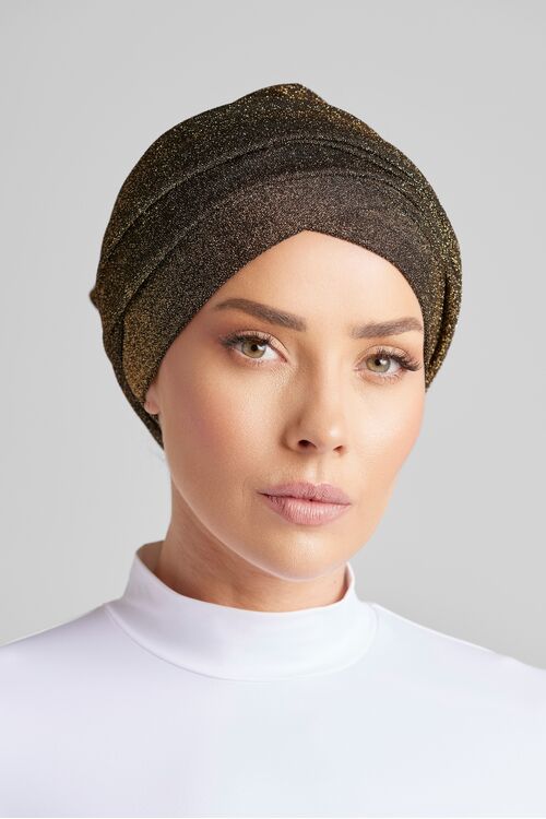 Bronze Shimmer Turban