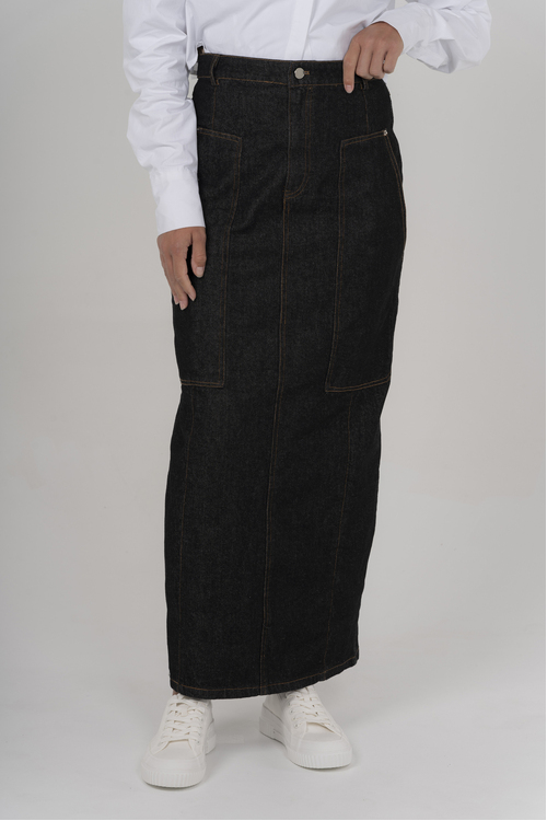Tricorn Denim Skirt [size: 10]