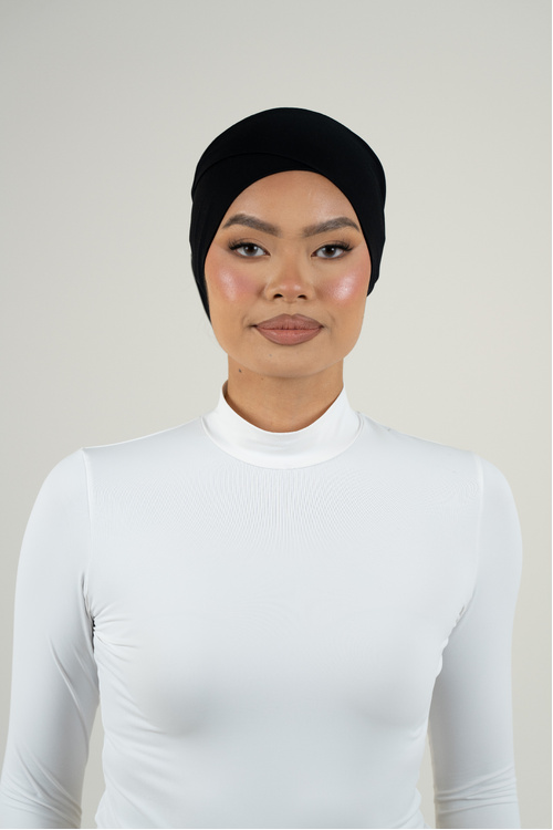 Black Criss Cross Cap