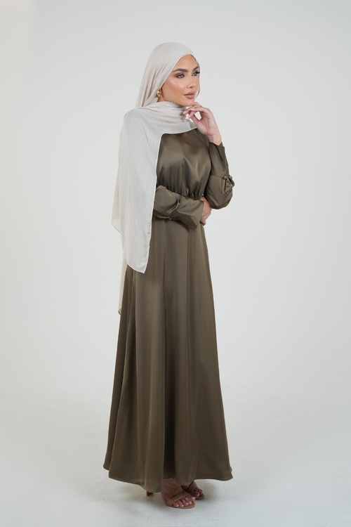 Brown Silk Gown [size: 6]