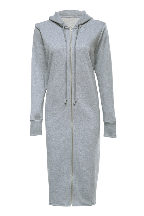 Grey Long Hoodie [Size: 6]