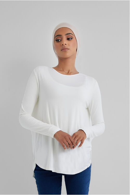 White Lightweight Top [Size: 6]