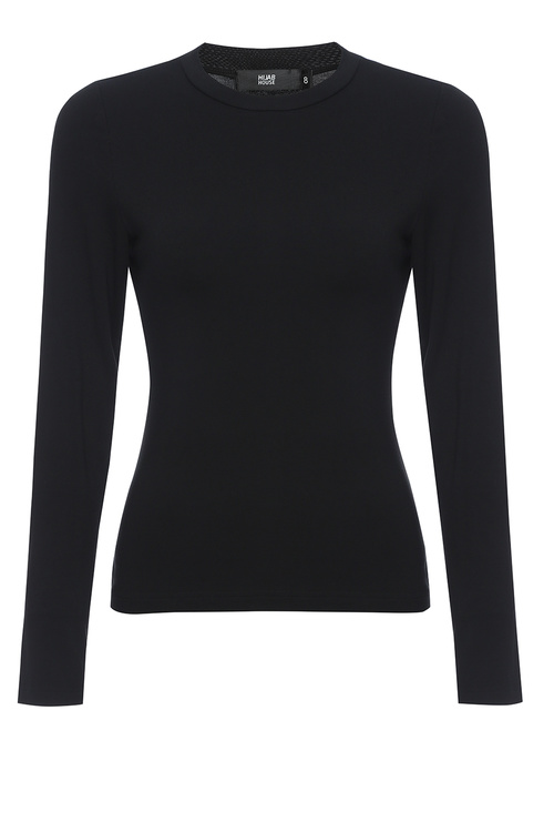 Black Cotton Body Top [Size: 6]