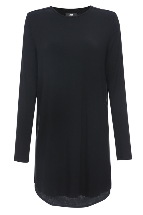 Black Mid Length Lightweight Top [Size: 6]